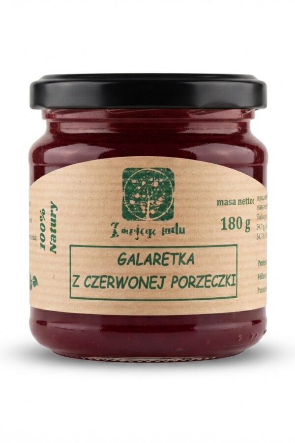 Galaretka z czerwonej porzeczki
