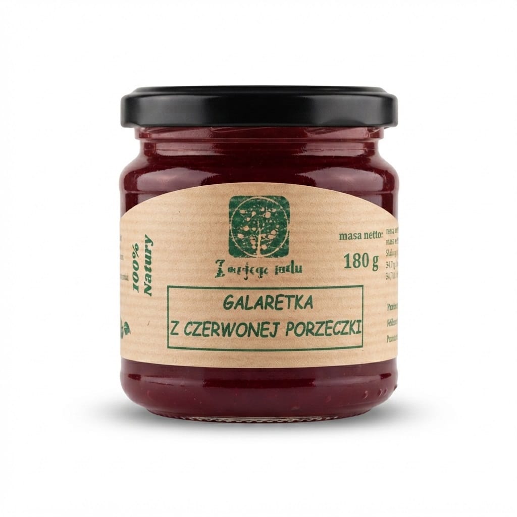Galaretka z czerwonej porzeczki