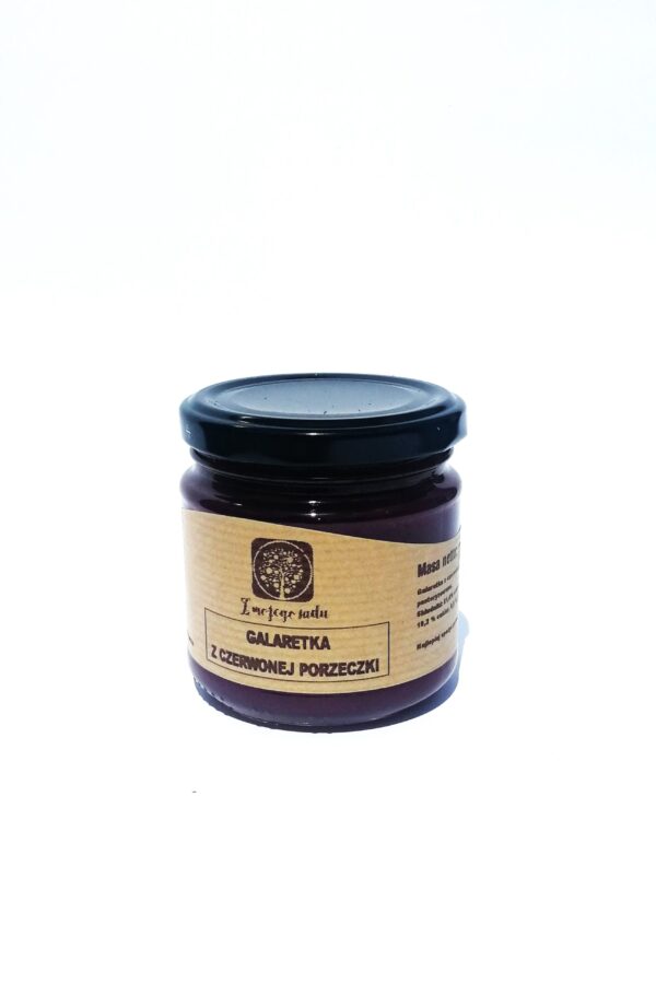 Galaretka z czerwonej porzeczki