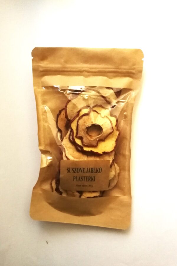 Suszone plasterki jabłka