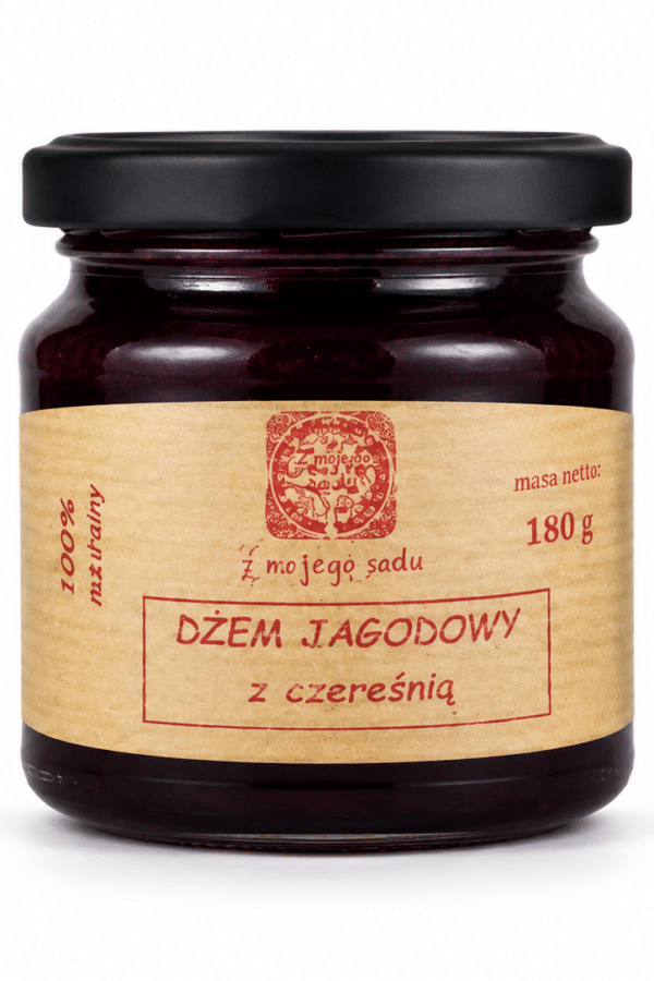 Dżem jagodowy z czereśnią