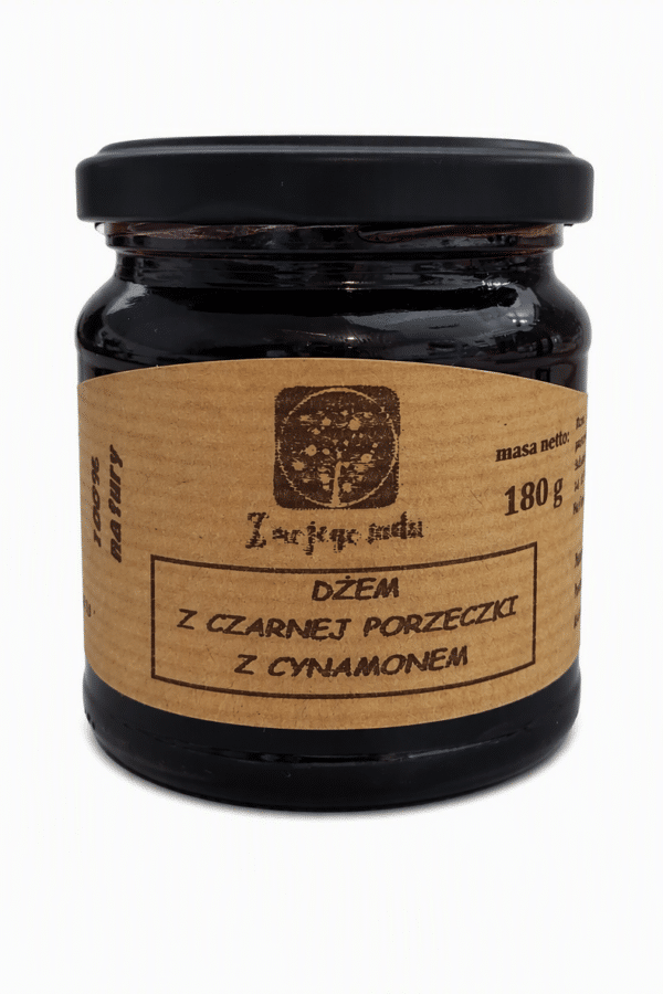 Dżem z czarnej porzeczki z cynamonem