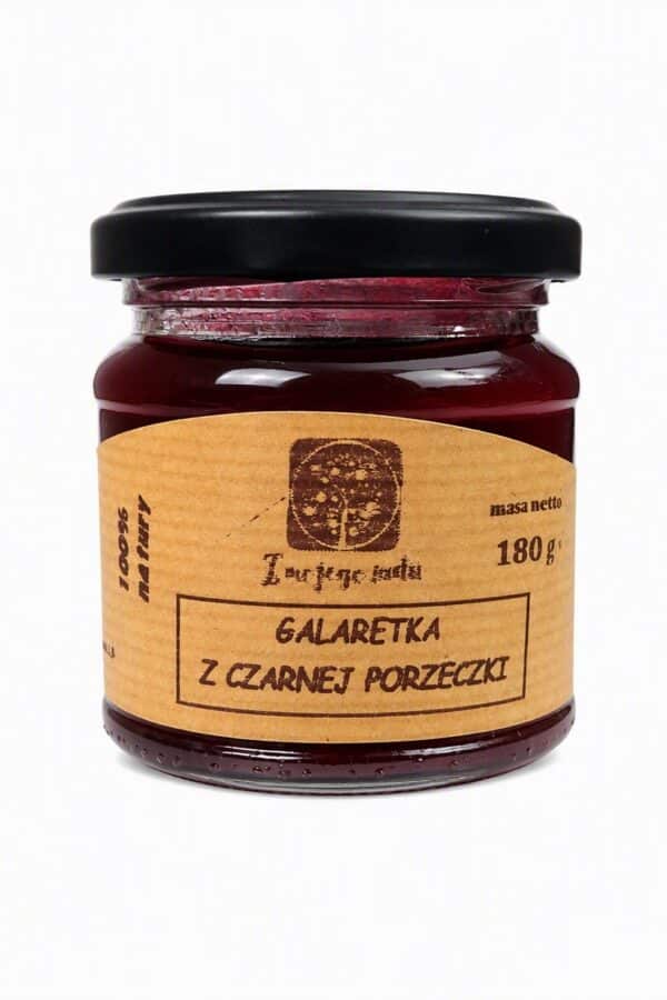 Galaretka z czarnej porzeczki