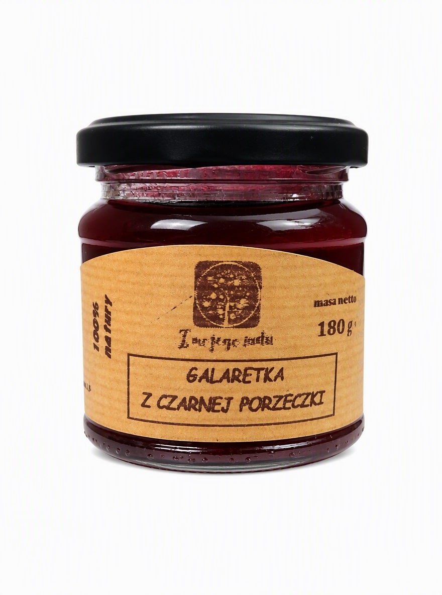 Galaretka z czarnej porzeczki